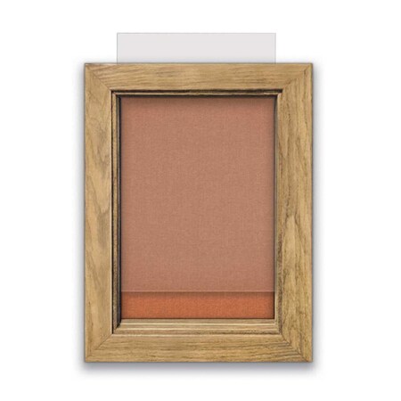 United Visual Products Indoor Enclosed Combo Board, 72"x36", Gold Frame/Black Porc & Cinnabar UVCB7236G-BLKPORC-CINNABA